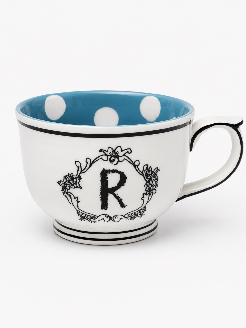 Anthropologie Katie and Mandy Monogram "R" Mug